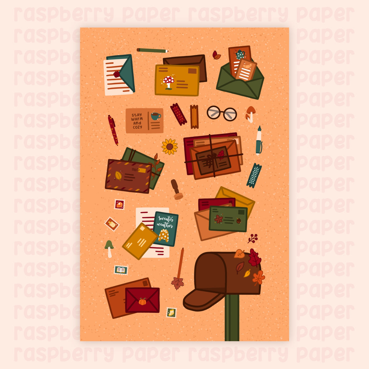 Autumn Mail Postcard