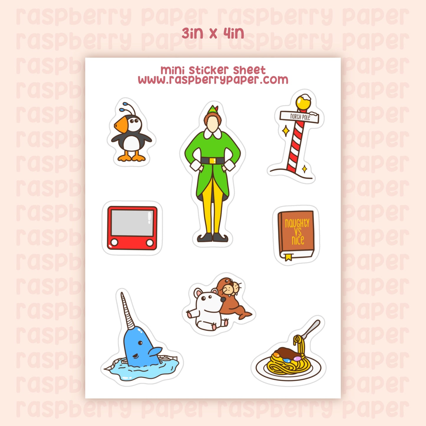 Elf Sticker Sheet