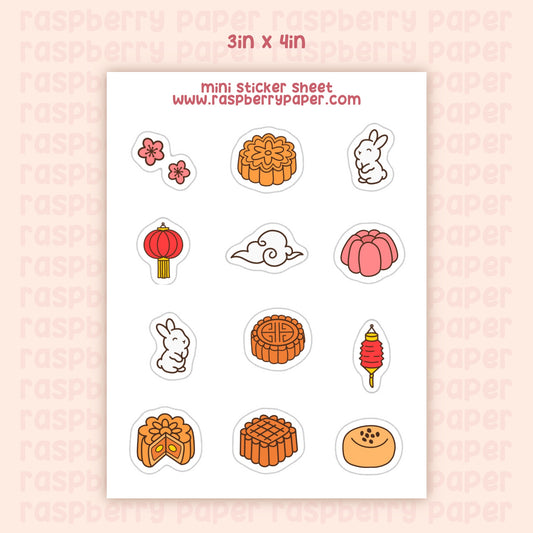 Mid Autumn Festival Mini Sticker Sheet