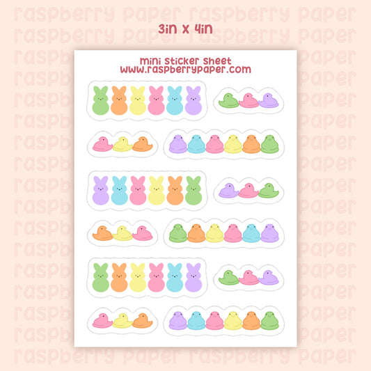 Peeps Mini Sticker Sheet