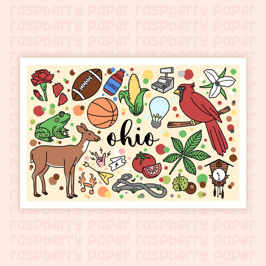 Ohio State Postcard