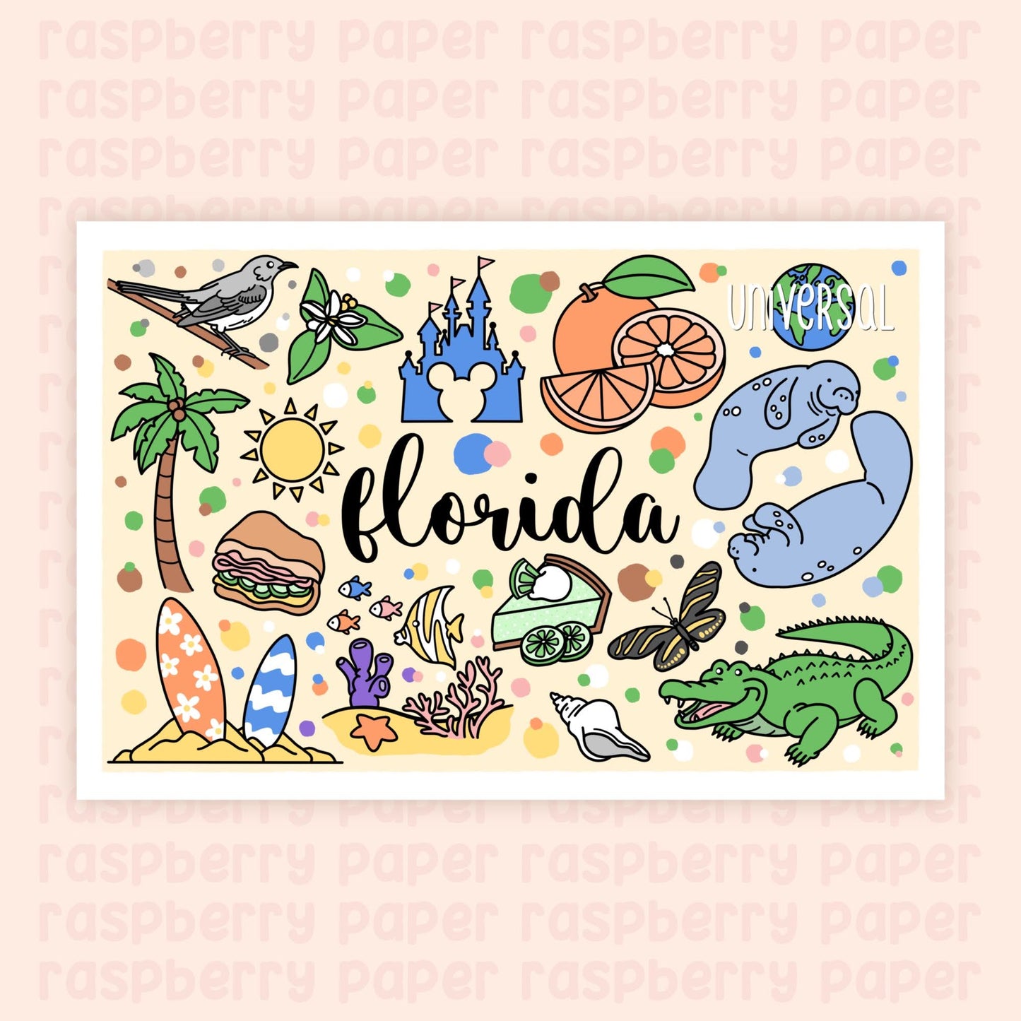 Florida State Postcard