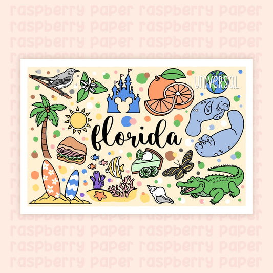Florida State Postcard