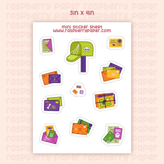 Halloween Mail Mini Sticker Sheet