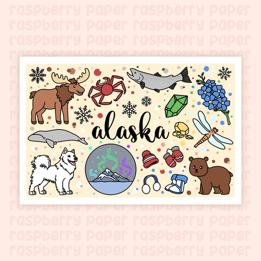 Alaska State Postcard