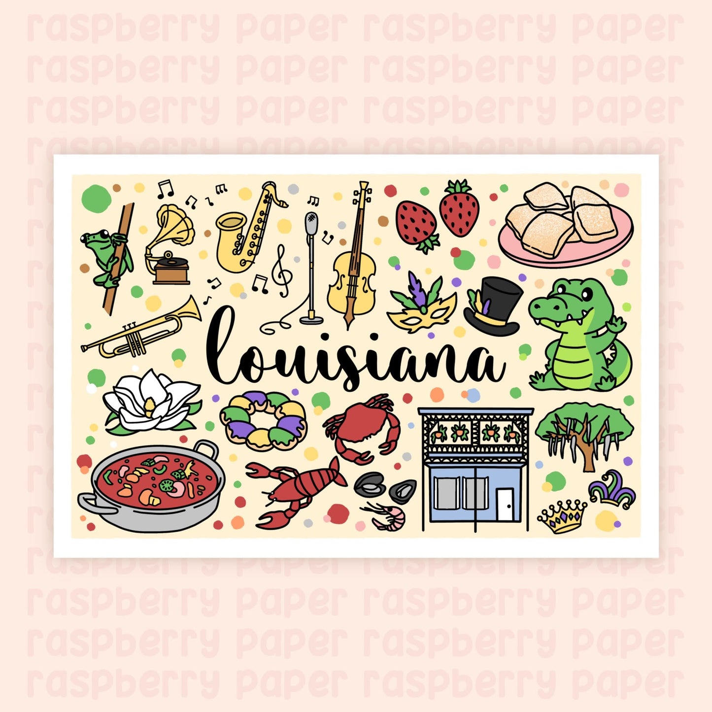 Louisiana State Postcard
