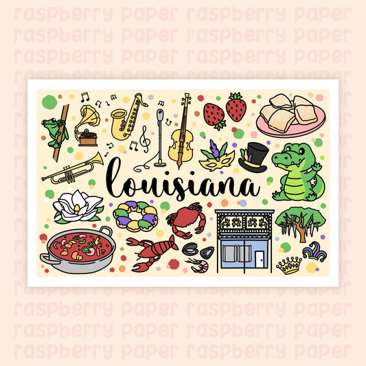 Louisiana State Postcard