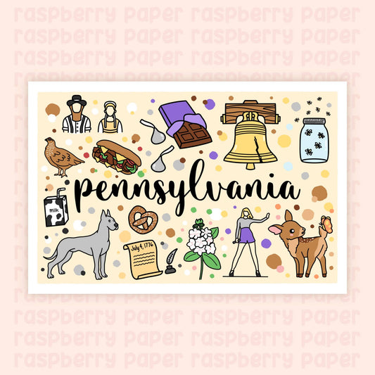 Pennsylvania State Postcard