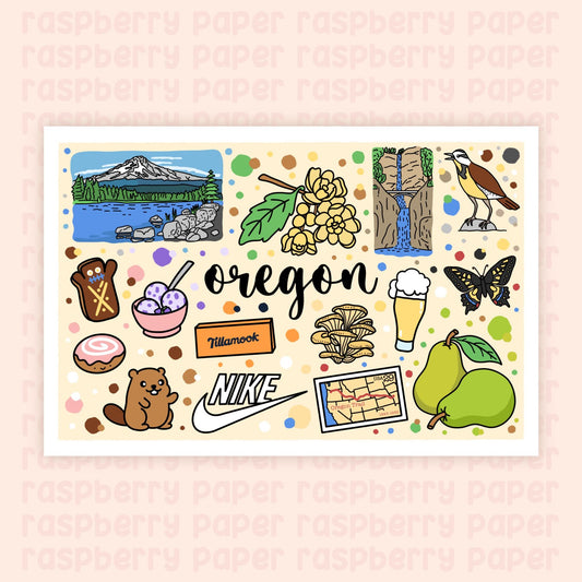 Oregon State Postcard