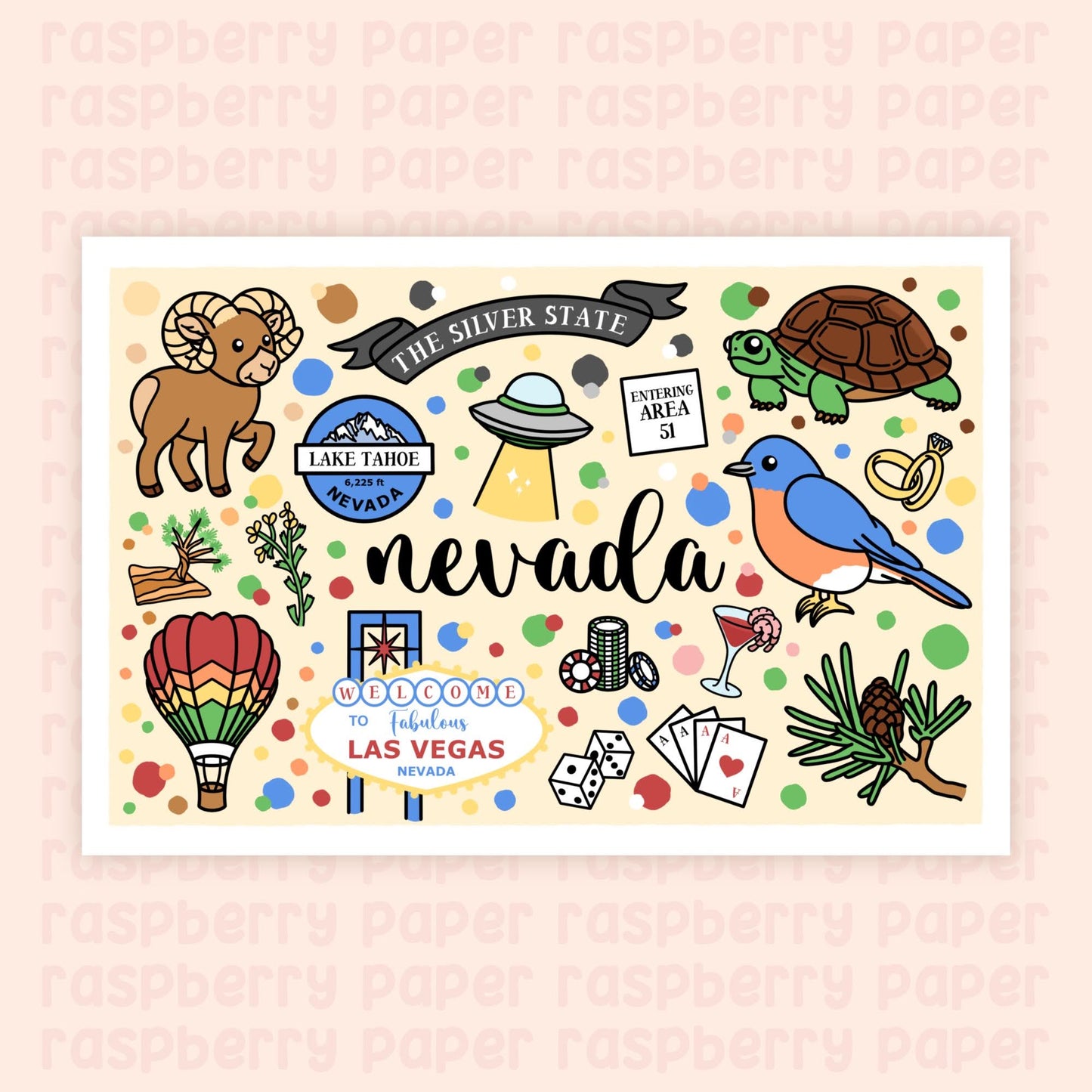 Nevada State Postcard