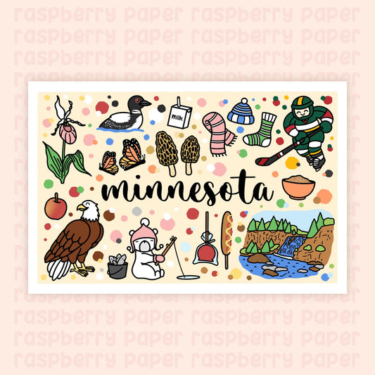 Minnesota State Postcard