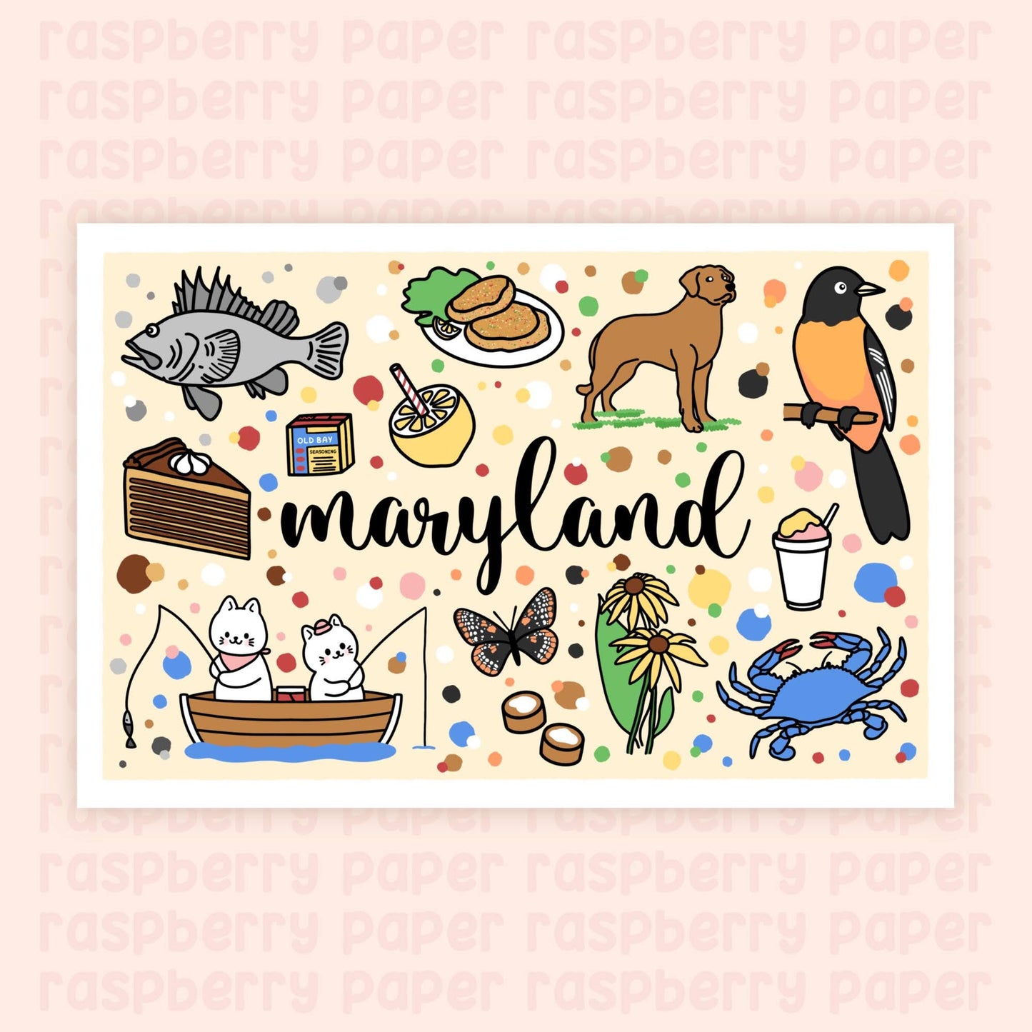 Maryland State Postcard