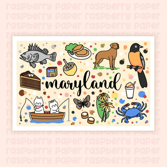 Maryland State Postcard