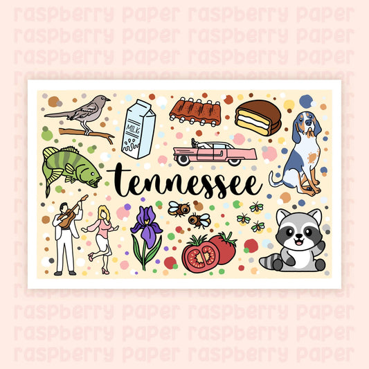 Tennessee State Postcard