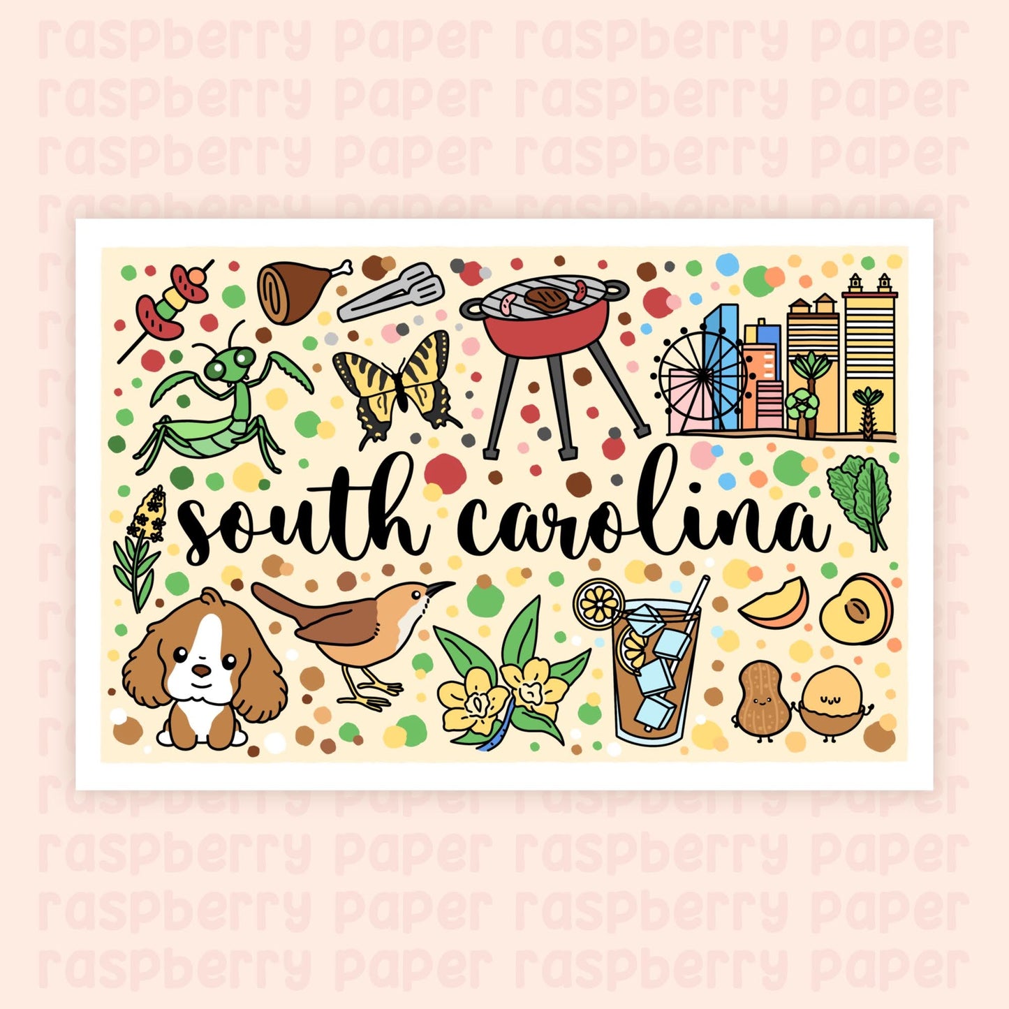 South Carolina State Postcard