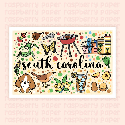 South Carolina State Postcard