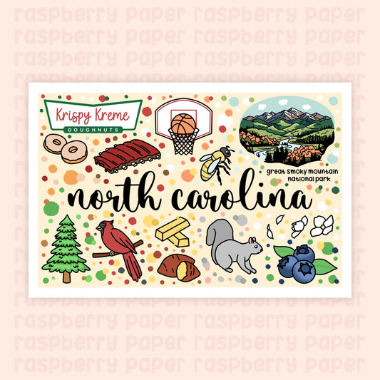 North Carolina State Postcard