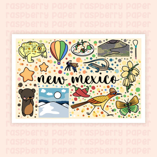 New Mexico State Postcard