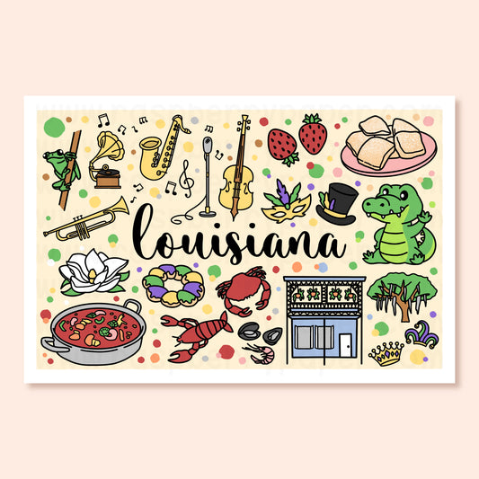 Louisiana State Postcard