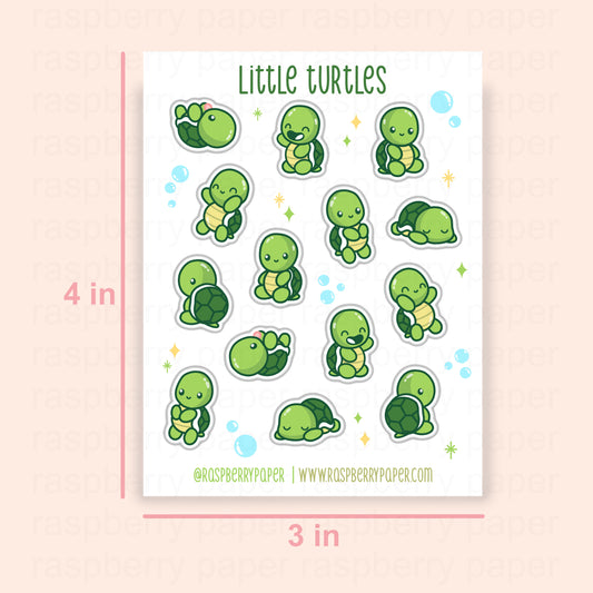 Little Turtles Sticker Sheet