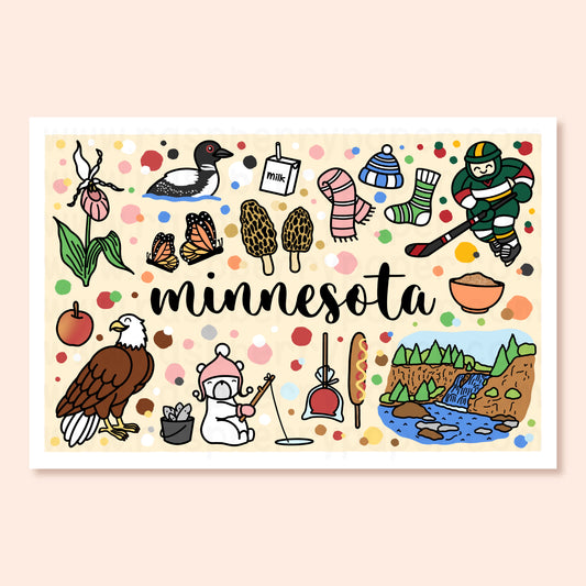 Minnesota State Postcard