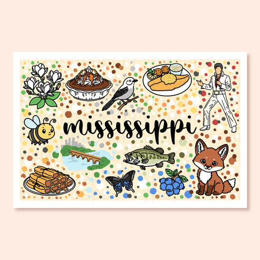 Mississippi State Postcard
