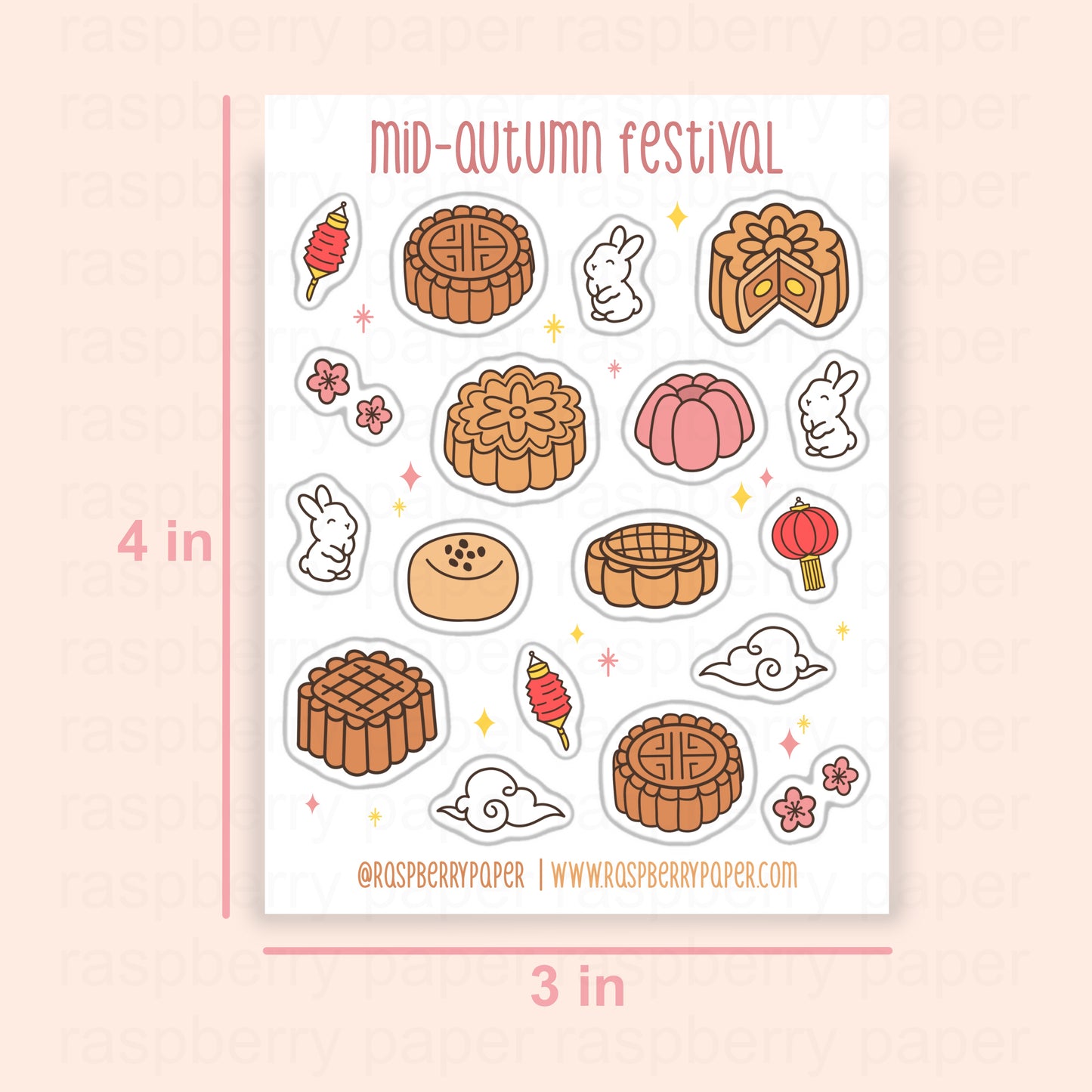 Mid-Autumn Festival Sticker Sheet