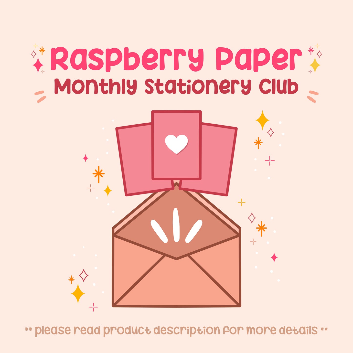 Raspberry Paper Monthly Stationery Club