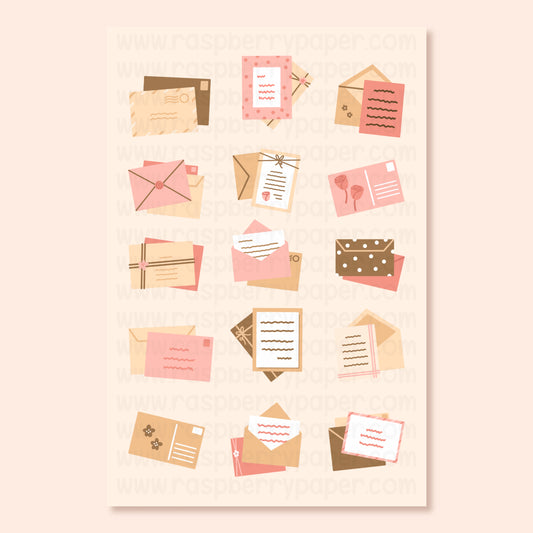 Pink Mail Postcard