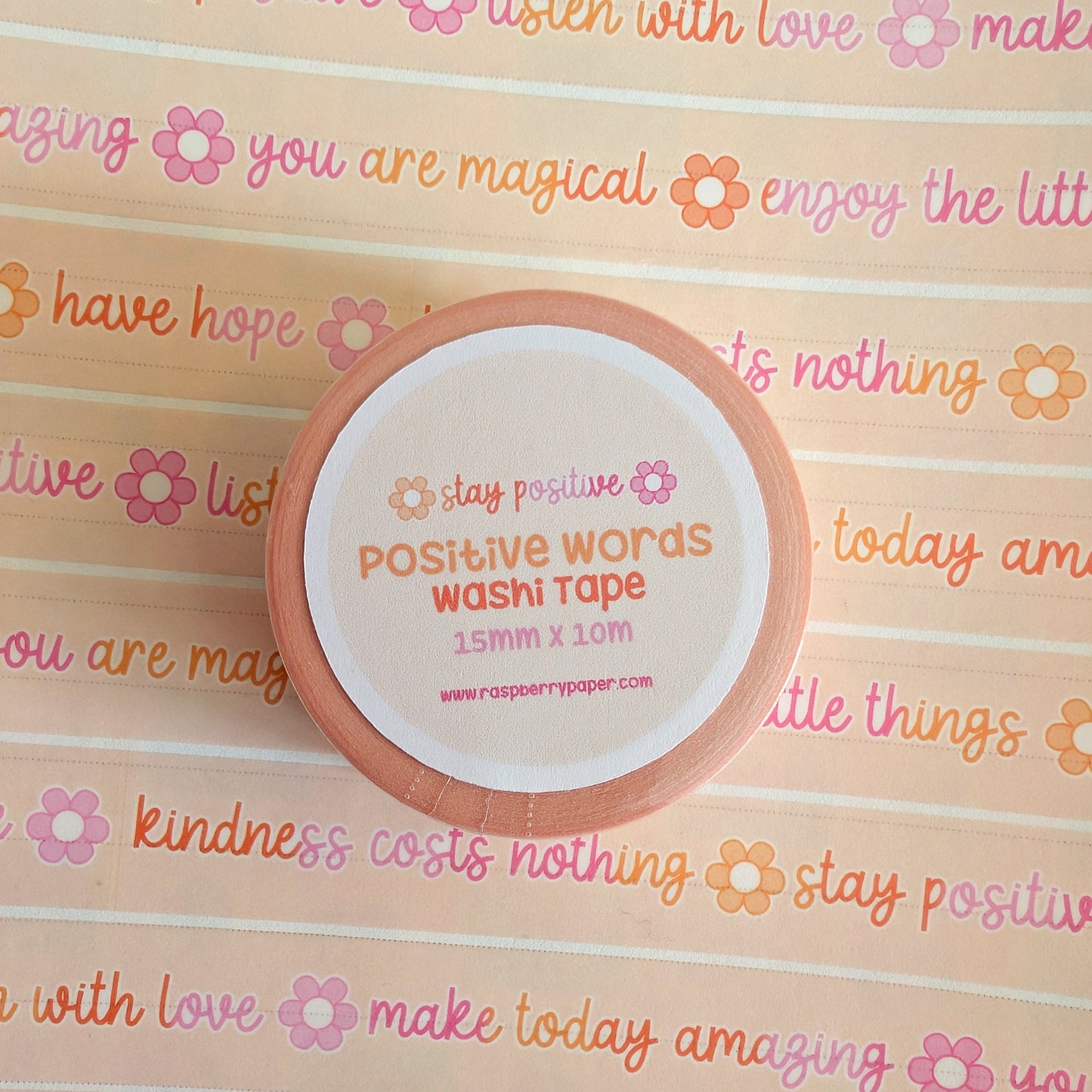 Positive Words Washi Tape
