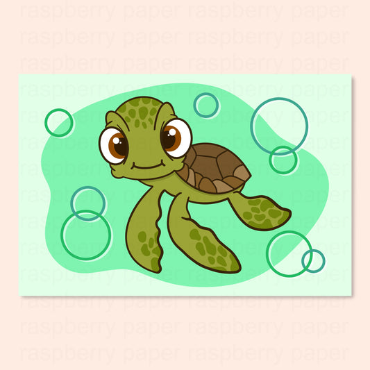 Baby Turtle Postcard