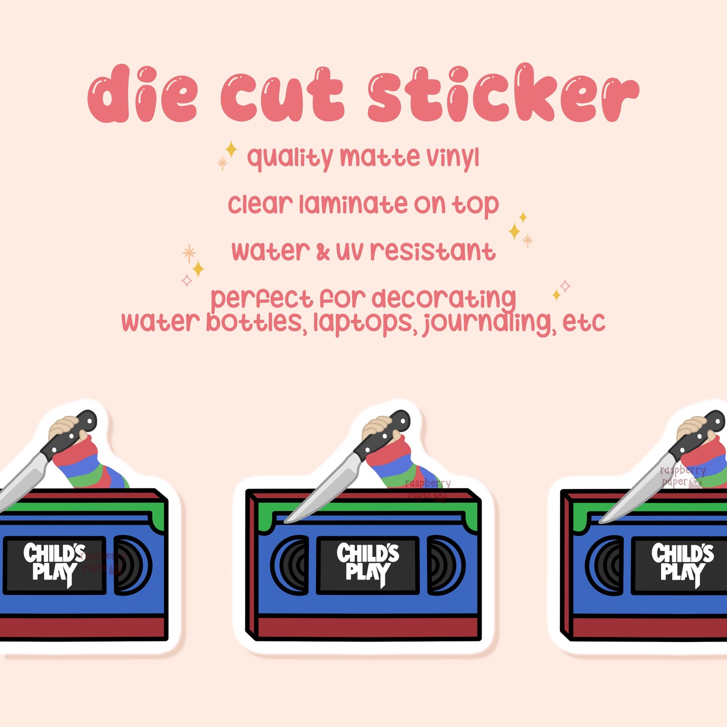 Child's Play VHS Sticker