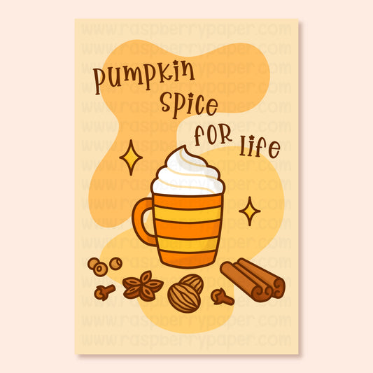 Pumpkin Spice Postcard