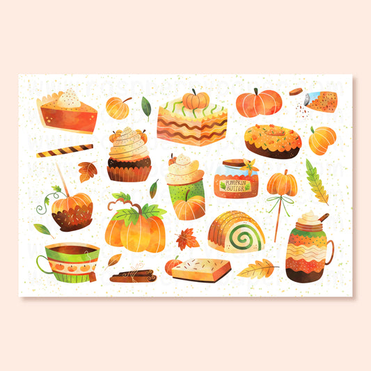 Pumpkin Treats Postcard