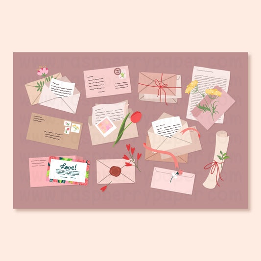 Sent With Love Postcard