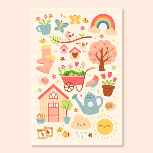 Spring Days Postcard