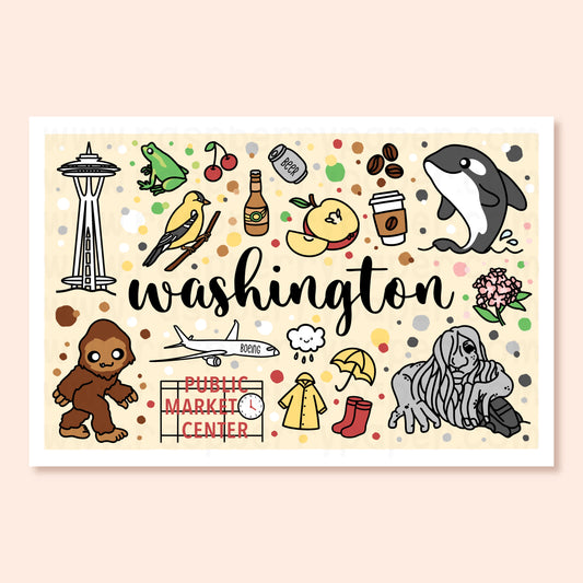 Washington State Postcard