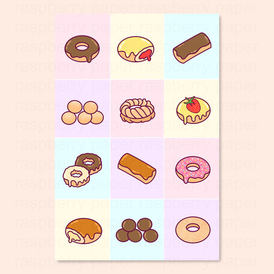 Donuts Postcard