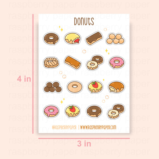 Donuts Sticker Sheet