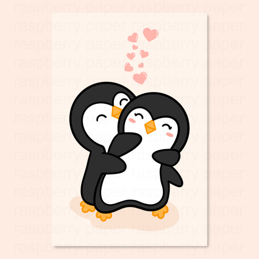 PDA Penguins Postcard