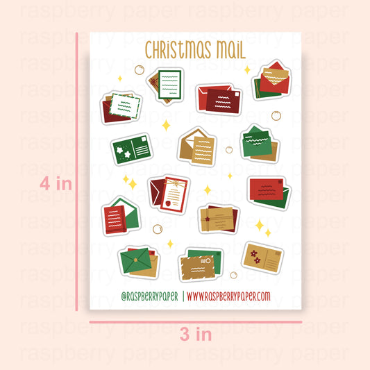 Christmas Mail Sticker Sheet