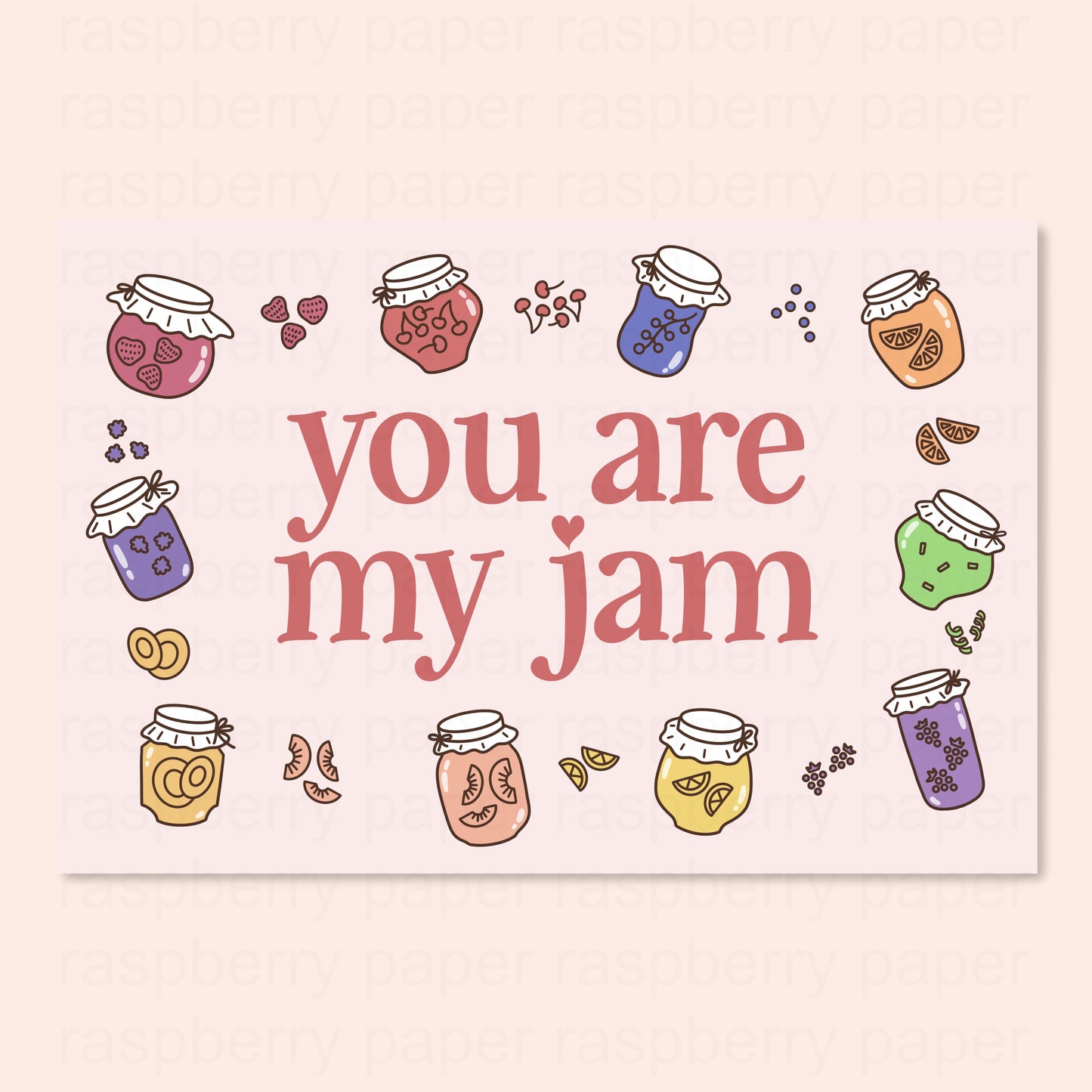 You Are My Jam Postcard