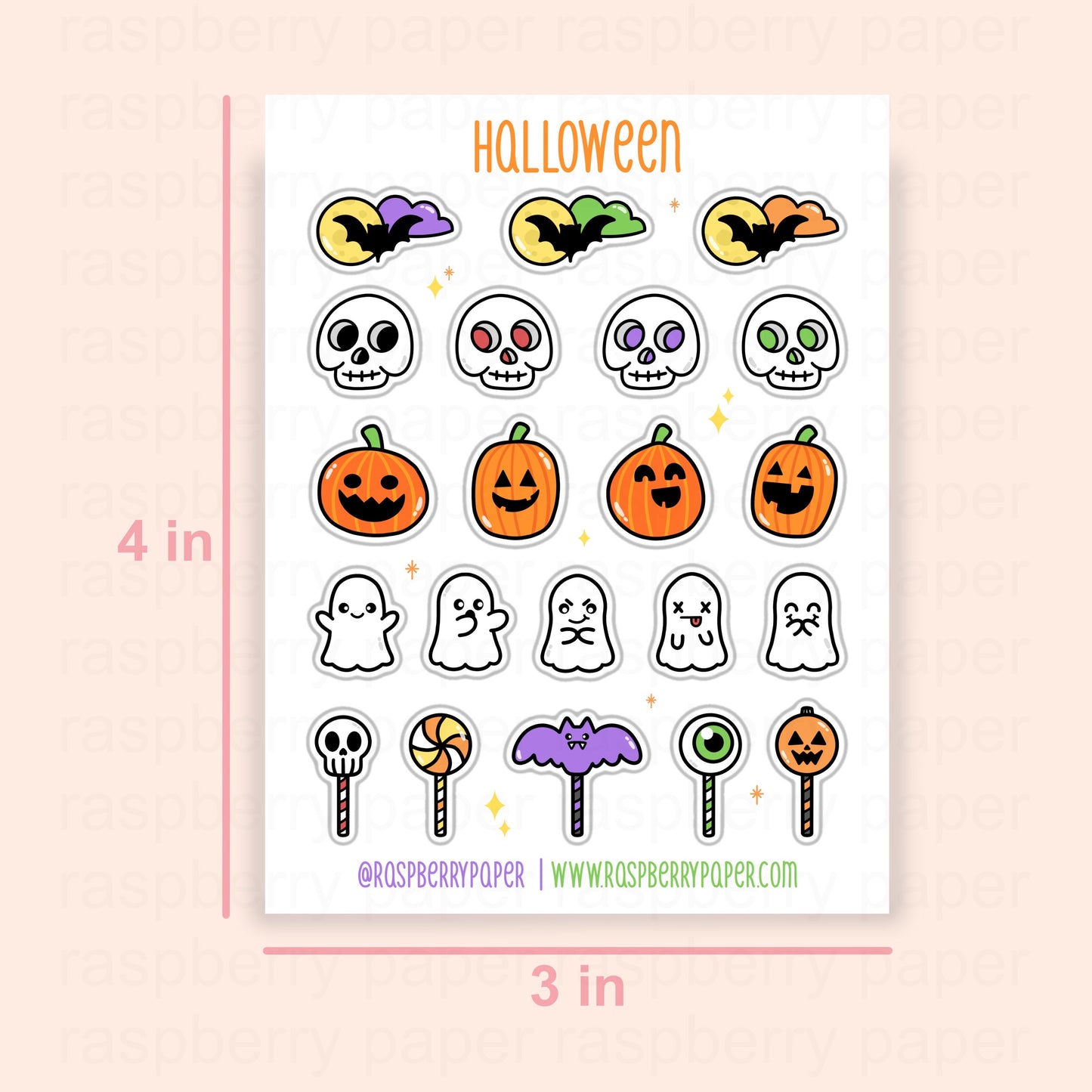 Halloween Sticker Sheet